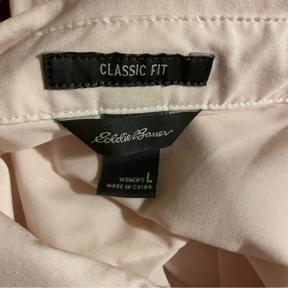 Eddie Bauer LARGE Departure 2.0 UPF 50+ Sun Protect Long Sleeve Shirt Top Pink - Picture 3 of 7
